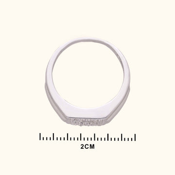 The Simple Silver men's Ring for Every Style